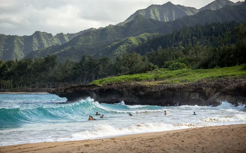 An Oahu beach, Honolulu