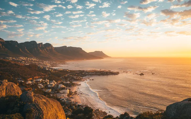 Cape Town below Table Mountain