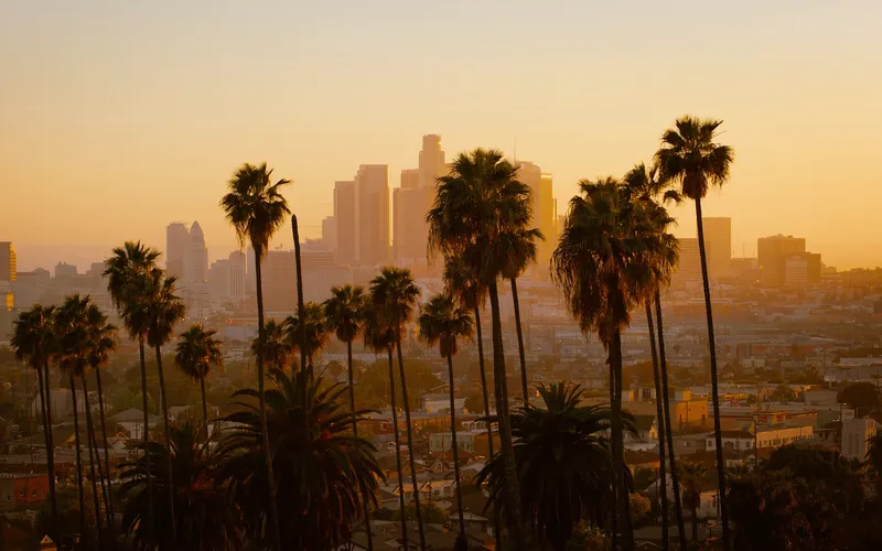 The Los Angeles coastline